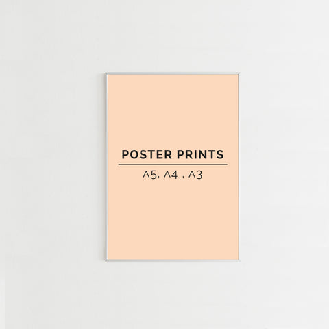 A5, A4, A3 Posters