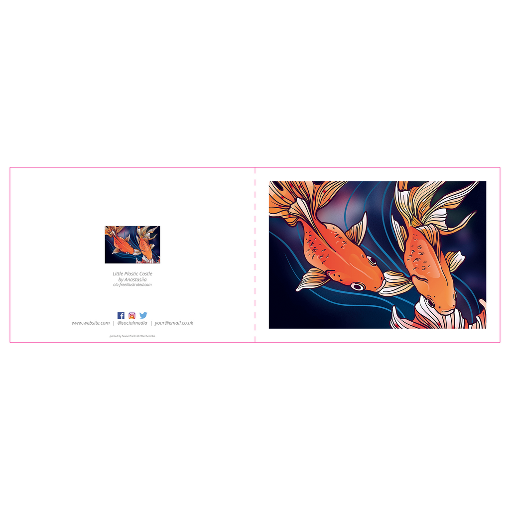 5" x 7" Greetings Cards – Saxon Print