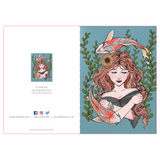 A6 Portrait Greetings Card Layout