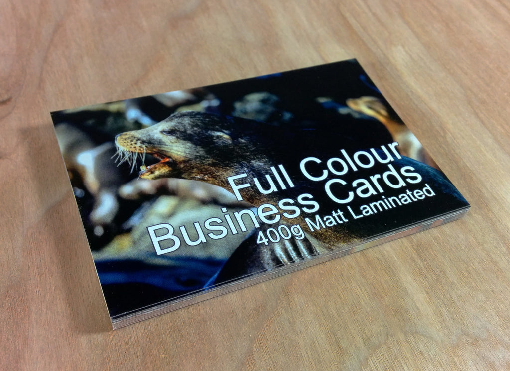 Matt Laminated Business Cards – Saxon Print