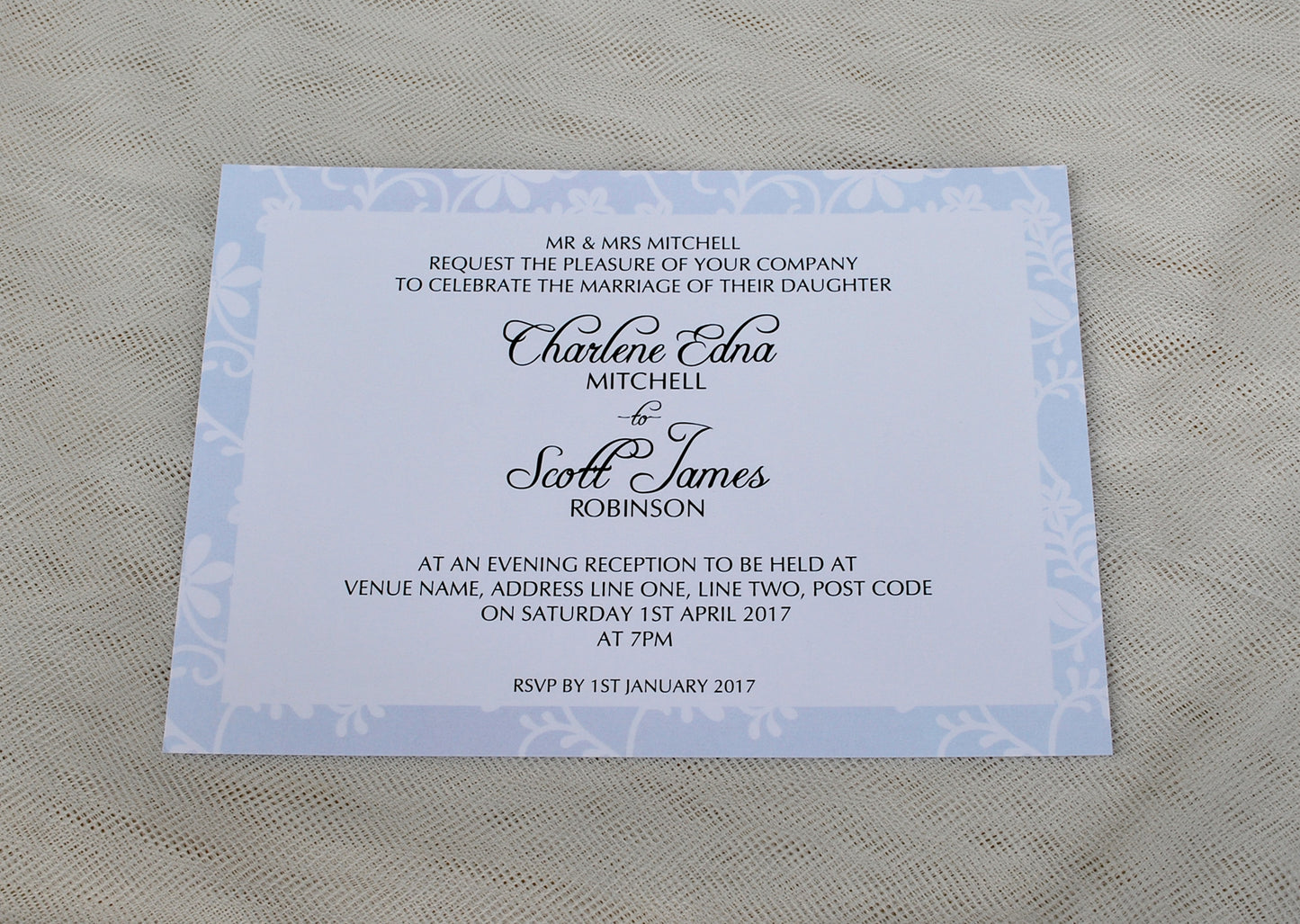Flat Wedding Invitations