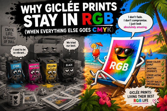 Why Giclée Prints Stay in RGB (When Everything Else Goes CMYK)