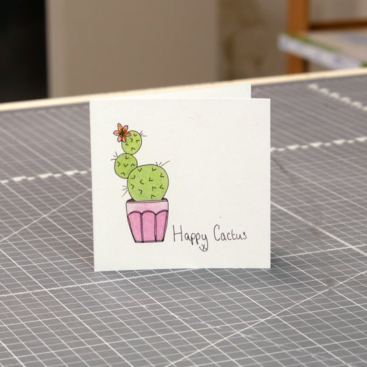 Small Square Greetings Cards (Recycled Papers)