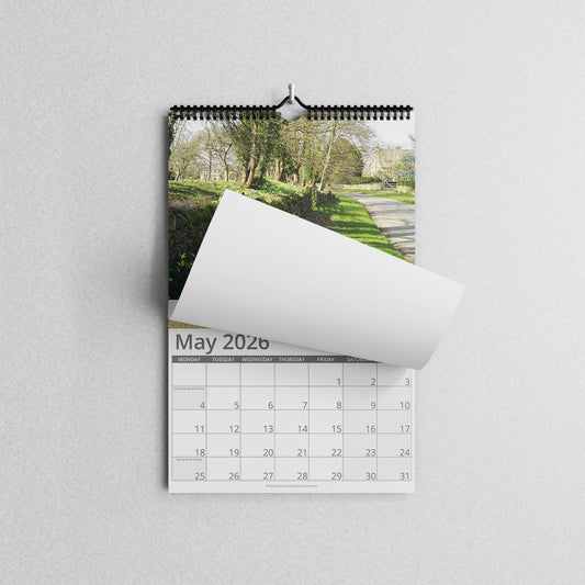 A4 Wire bound Wall Calendars Winchcombe Cheltenham Gloucestershire Cotswolds