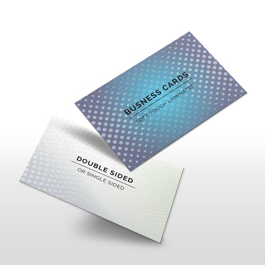 Soft Touch Laminated Business Cards