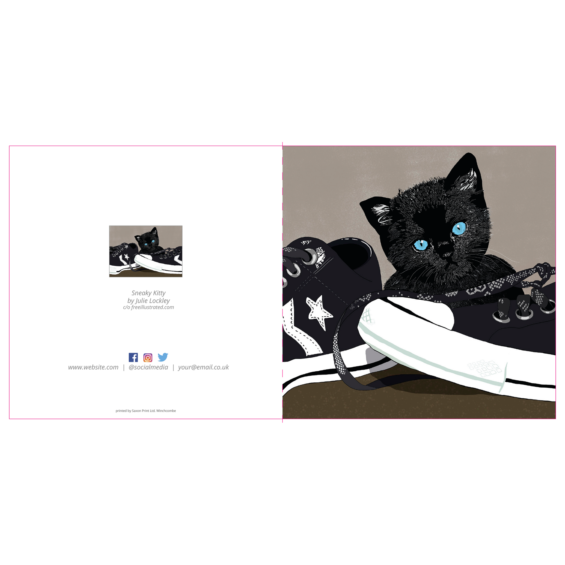 150mm x 150mm Greetings Card