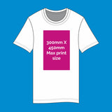 Single Colour Printed T-shirts