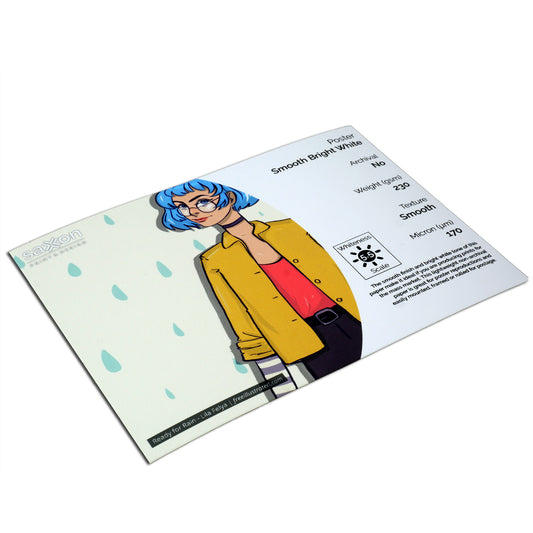 Art Prints - Smooth Bright White Poster Paper 230gsm